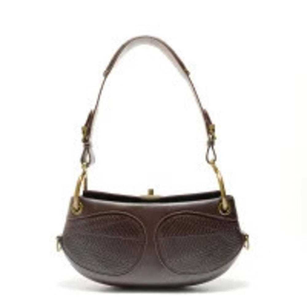 Loewe Anagram Turnlock Shoulder Bag Brown